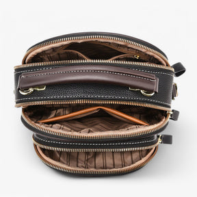 bags : LuciaCinghia Tas Dames Leer - Zwart in van Pantino