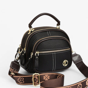 bags : LuciaCinghia Tas Dames Leer - Zwart in Zwart van Pantino