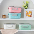 LunchBox - Microware Bento Lunchbox - Groen