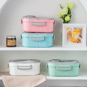 home & garden : LunchBox - Microware Bento Lunchbox - Groen in van Pantino