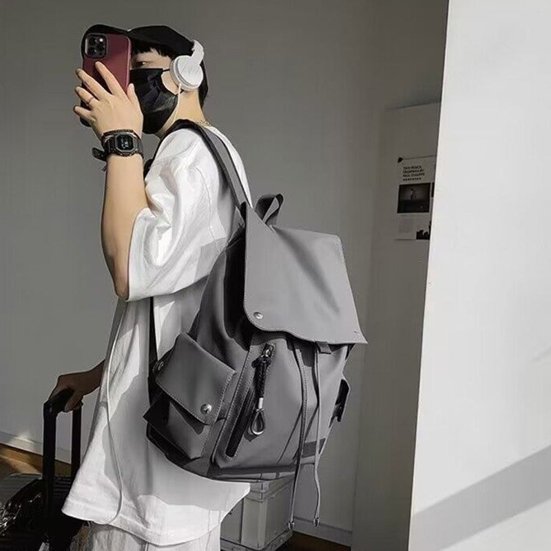 bags : Rugzak Dames Rood - BellaRossa Unisex Oxford Stoffen in van Pantino