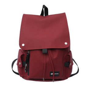 bags : Rugzak Dames Rood - BellaRossa Unisex Oxford Stoffen in Rood van Pantino