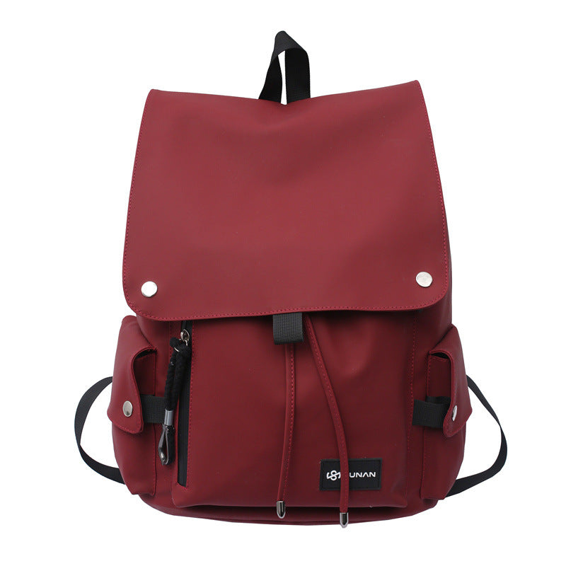 bags : Rugzak Dames Rood - BellaRossa Unisex Oxford Stoffen in Rood van Pantino
