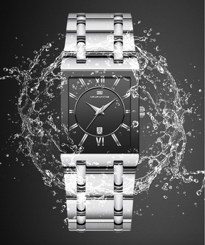 watches : Horloge Goud Zwart - Gouden Vierkant in van Pantino