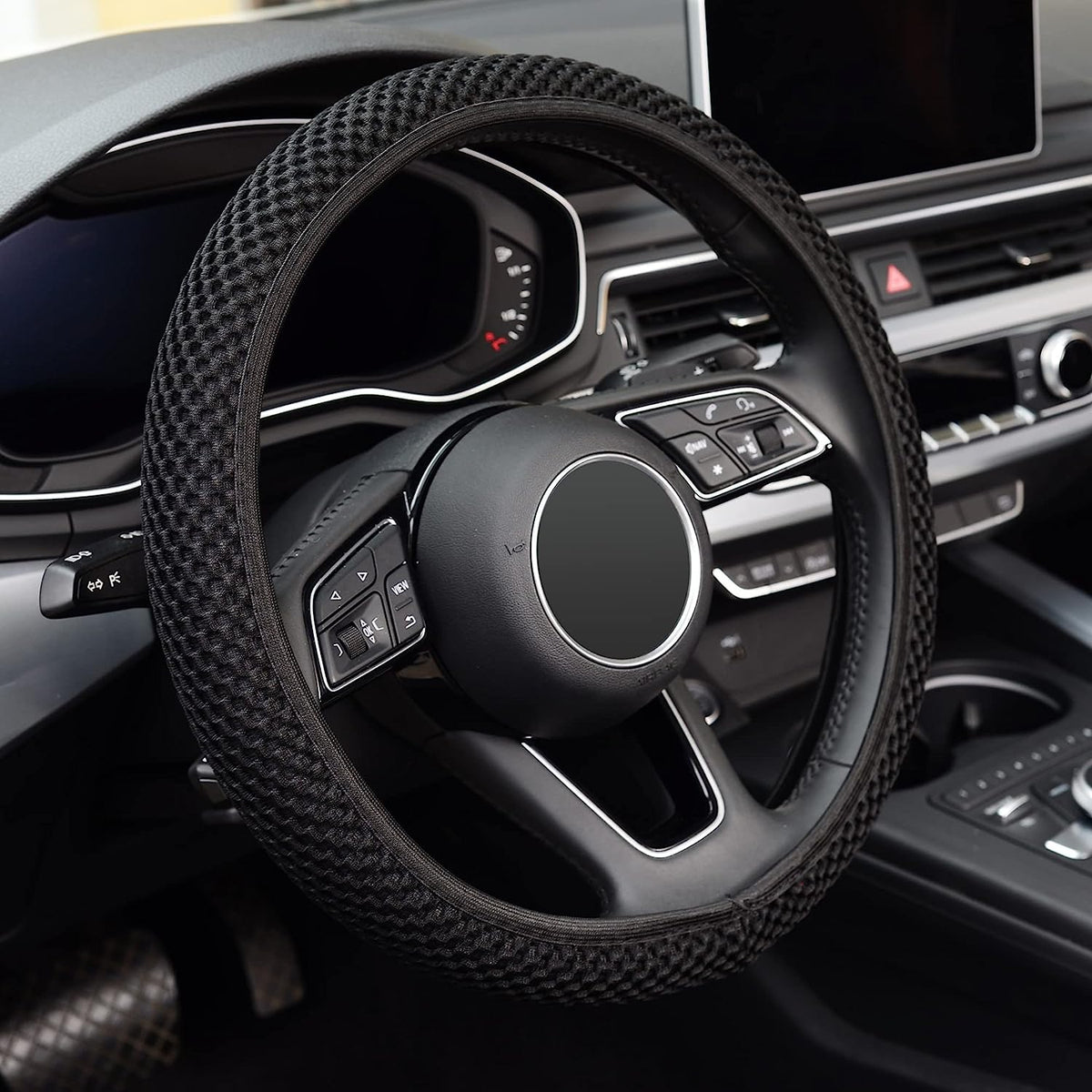 Steering Wheel Cover : Elastische Stretch Bankhoes - Microvezel Bescherming - Microvezel in van Pantino