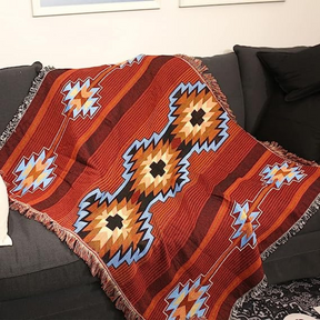 home & garden : Boheemse Tribale Tapijten - Azteek Wit in van Pantino