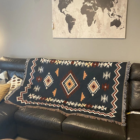 home & garden : Boheemse Tribale Tapijten - Azteek Wit in van Pantino