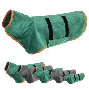 pets : HugDry - Honden Handdoek - Groen in van Pantino