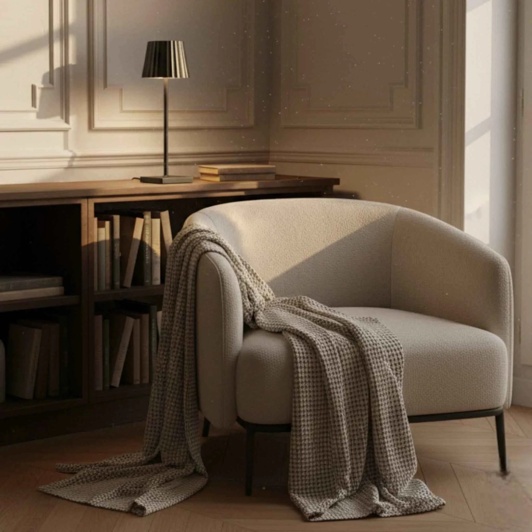 Éclairage : Lampe de Table LED Sans Fil avec Batterie Rechargeable et Commande Tactile Aluminium in van Pantino