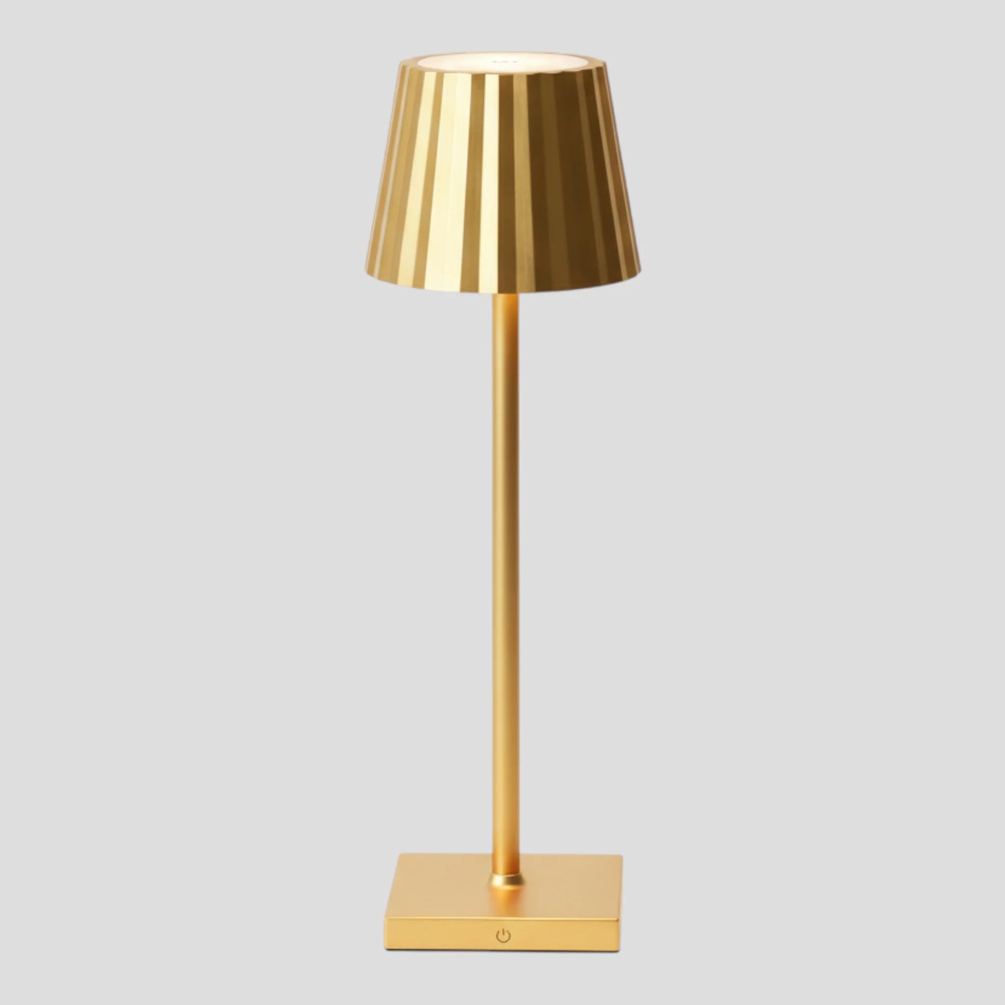 Éclairage : Lampe de Table LED Sans Fil avec Batterie Rechargeable et Commande Tactile Aluminium in Or van Pantino