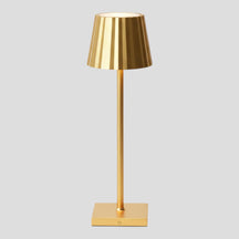 Éclairage : Lampe de Table LED Sans Fil avec Batterie Rechargeable et Commande Tactile Aluminium in Or van Pantino
