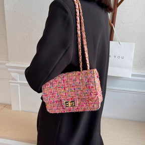 bags : Elegante Schoudertas Dames Roze - Stijlvol Dagelijks - PU-Leer in van Pantino