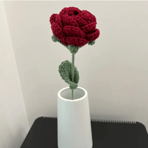 home & garden : The Knitted Roses - Prachtig Decoratiestuk in van Pantino