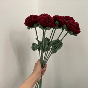 home & garden : The Knitted Roses - Prachtig Decoratiestuk in van Pantino