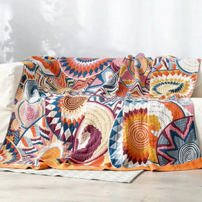home & garden : The Maja Blanket - Vrolijk & Luxueus in van Pantino