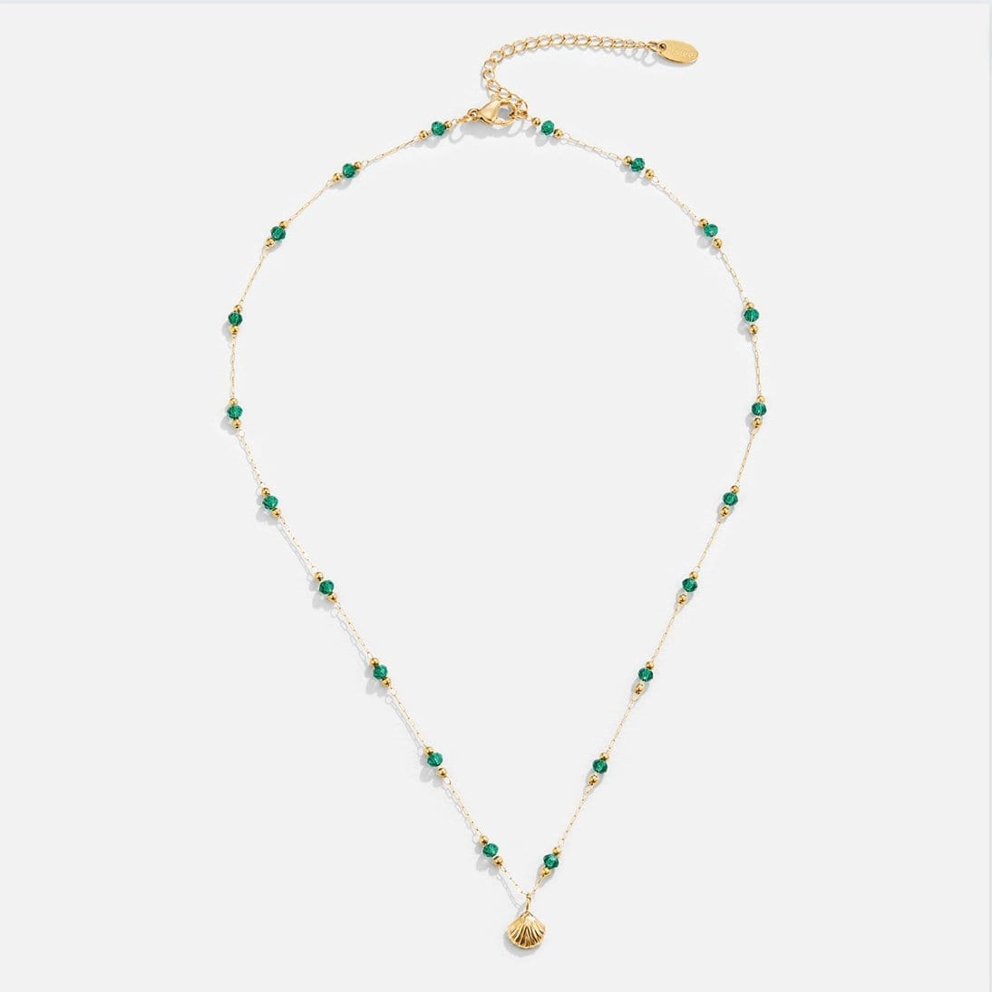 Necklace : The Nerissa Collier Roestvrij Staal Groen in van Pantino