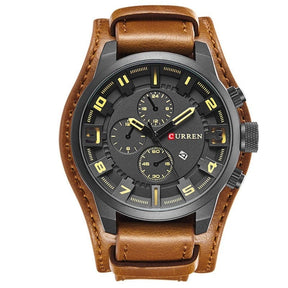 watches : Horloge Bruine Koffie - The Onyx Navigator in Citroen Mokka van Pantino