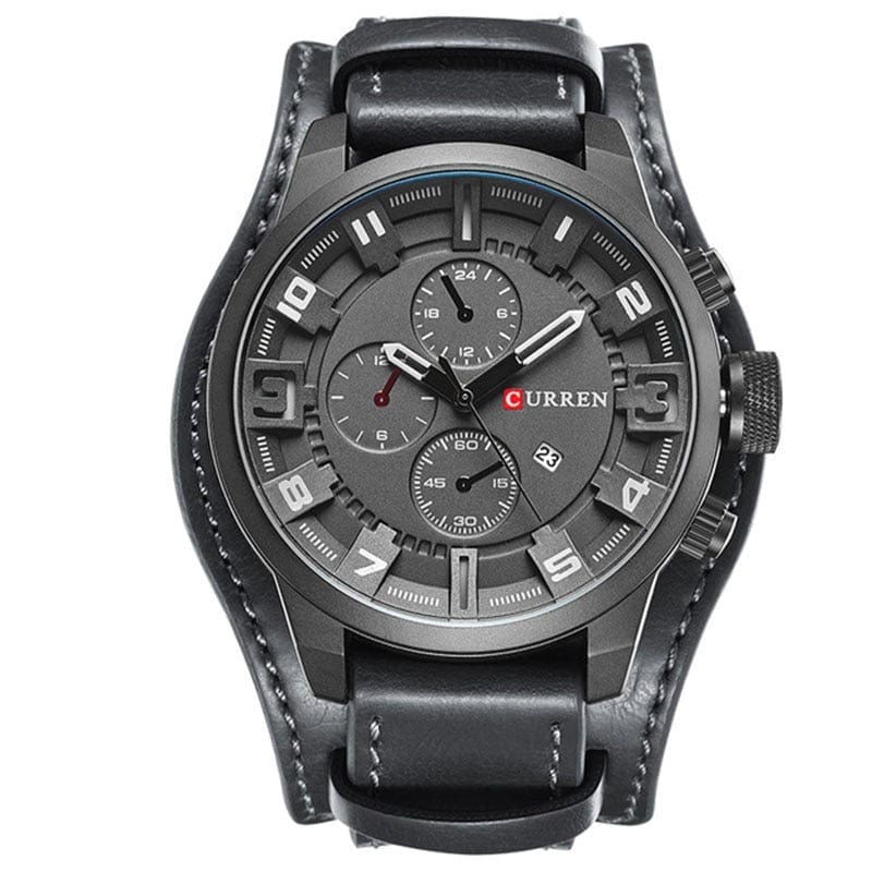 watches : Horloge Bruine Koffie - The Onyx Navigator in Earl Gray van Pantino