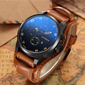 watches : Horloge Bruine Koffie - The Onyx Navigator in van Pantino