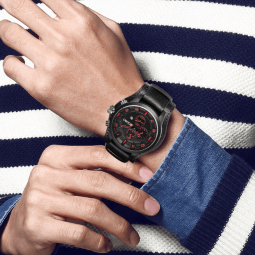 watches : Horloge Bruine Koffie - The Onyx Navigator in van Pantino
