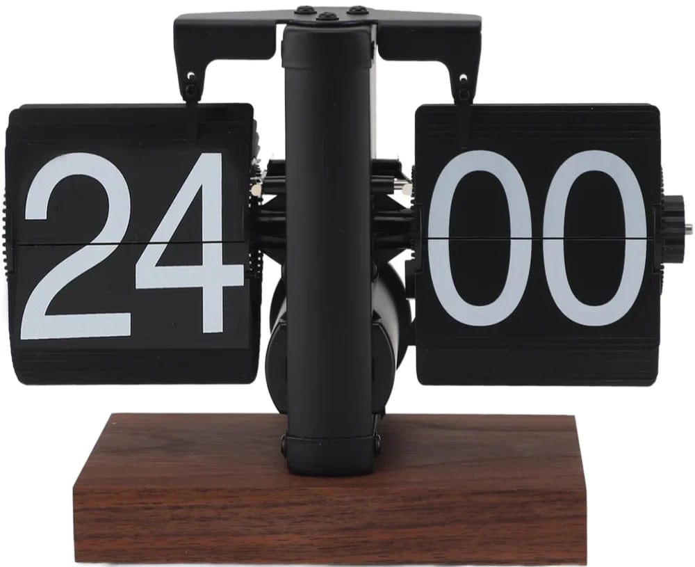 home & garden : The Vintage Clock - Een Echte Eye-Catcher - Zwart/Hout in van Pantino