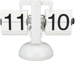 home & garden : The Vintage Clock - Een Echte Eye-Catcher - Zwart/Hout in Wit van Pantino