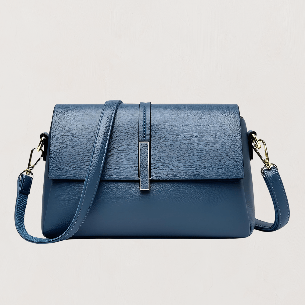 bags : Thérèse MM - Zwart - Tas in Blauw van Pantino