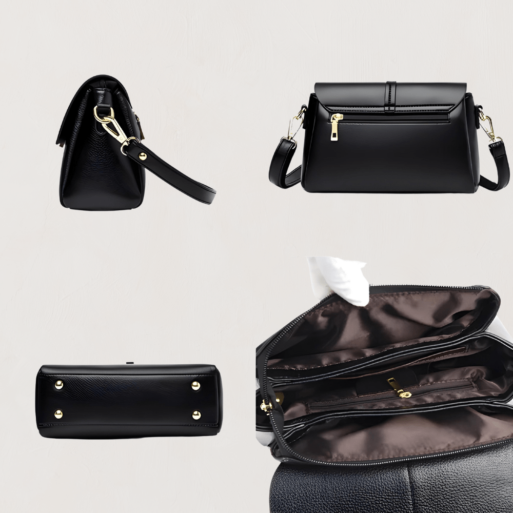 bags : Thérèse MM - Zwart - Tas in van Pantino
