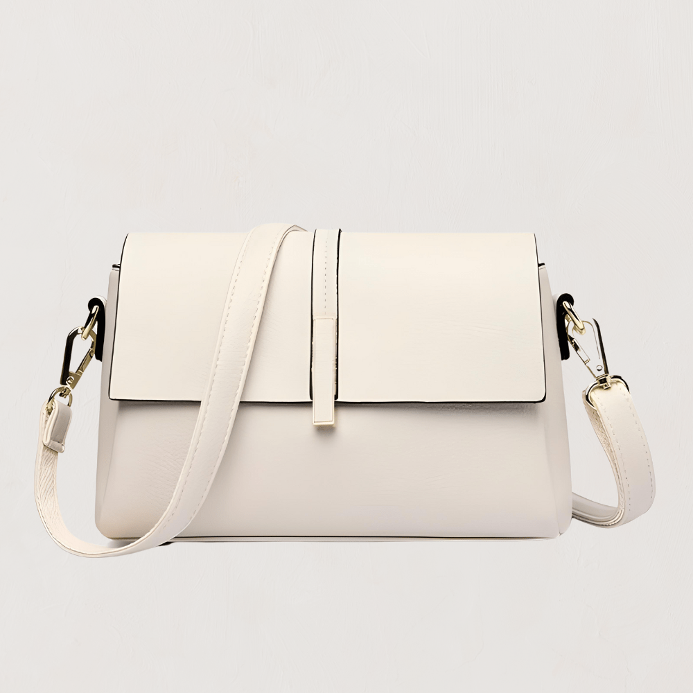 bags : Thérèse MM - Zwart - Tas in Wit van Pantino