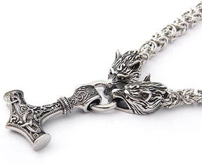 Necklace : Thor Hamer Hanger 50cm in van Pantino