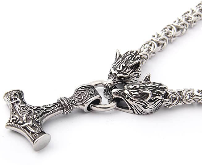 Necklace : Thor Hamer Hanger 50cm in van Pantino