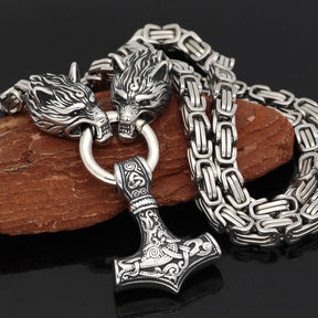 Necklace : Thor Hamer Hanger 50cm in van Pantino