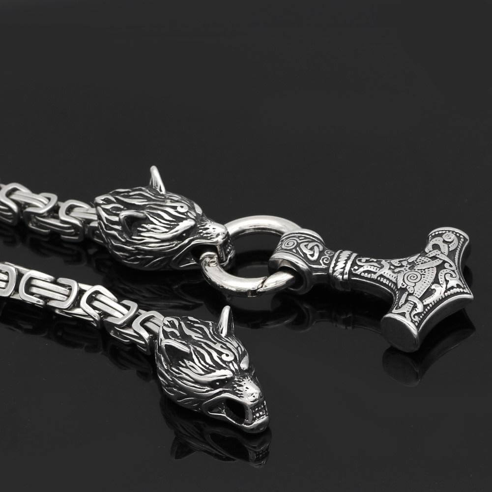 Necklace : Thor Hamer Hanger 50cm in van Pantino