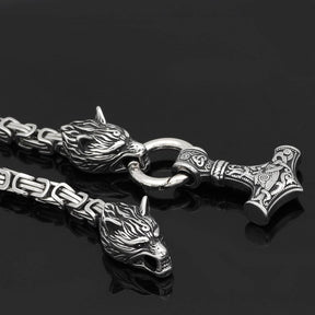 Necklace : Thor Hamer Hanger 50cm in van Pantino