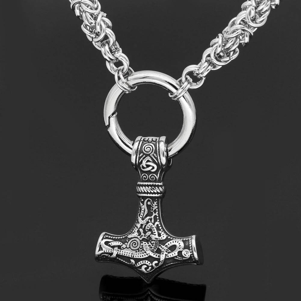 Necklace : Thor Hamer Hanger 50cm in van Pantino