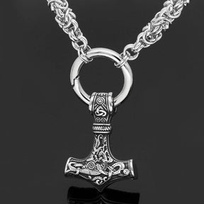 Necklace : Thor Hamer Hanger 50cm in van Pantino