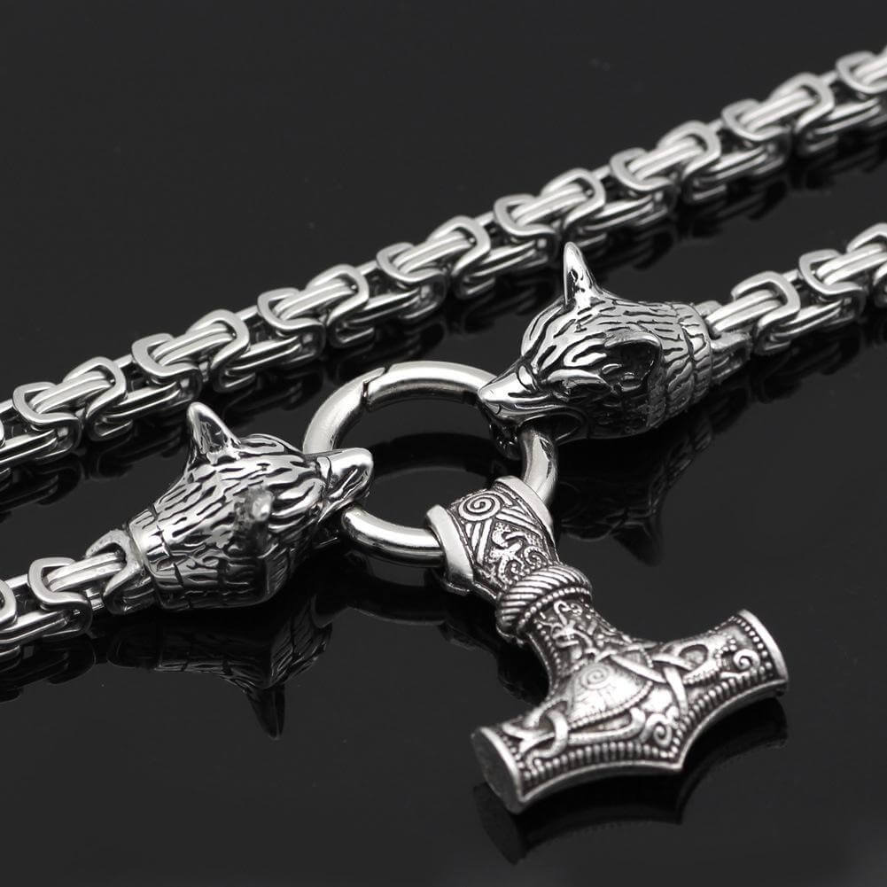 Necklace : Thor Hamer Hanger 50cm in van Pantino
