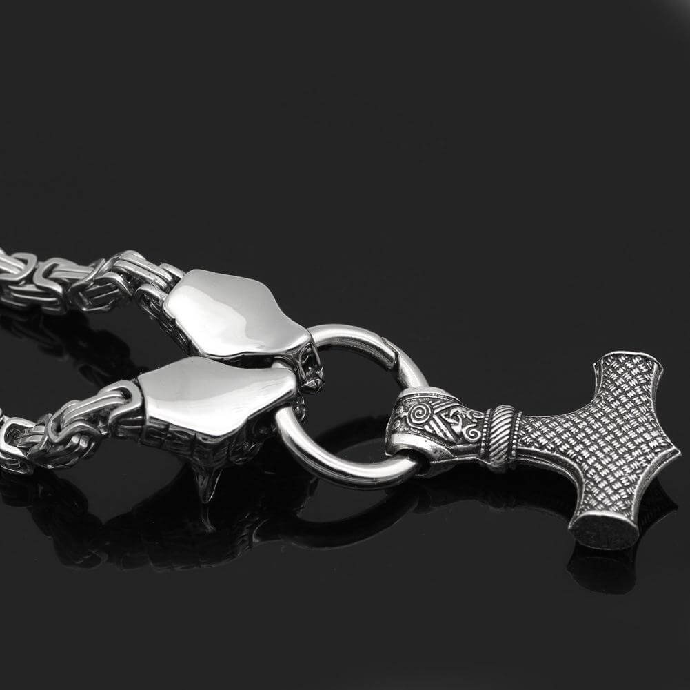 Necklace : Thor Hamer Hanger 50cm in van Pantino