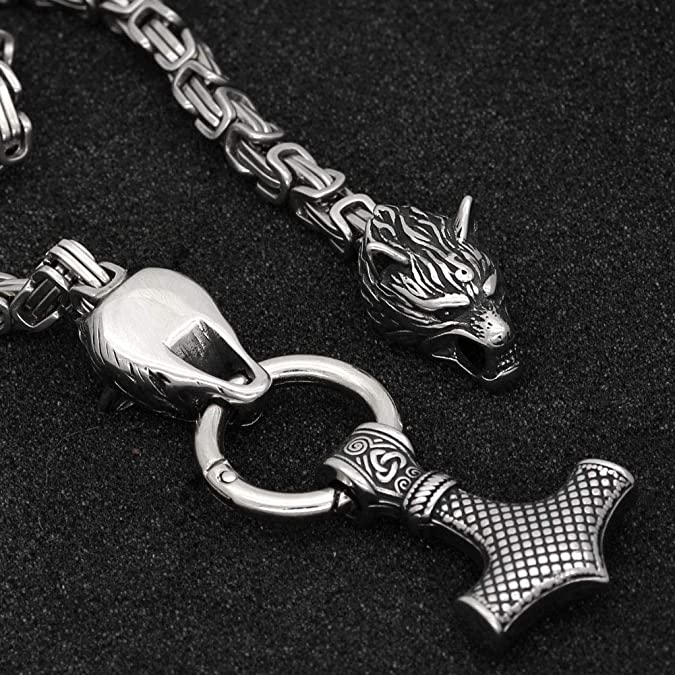Necklace : Thor Hamer Hanger 50cm in van Pantino