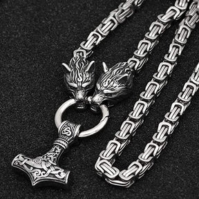 Necklace : Thor Hamer Hanger 50cm in van Pantino