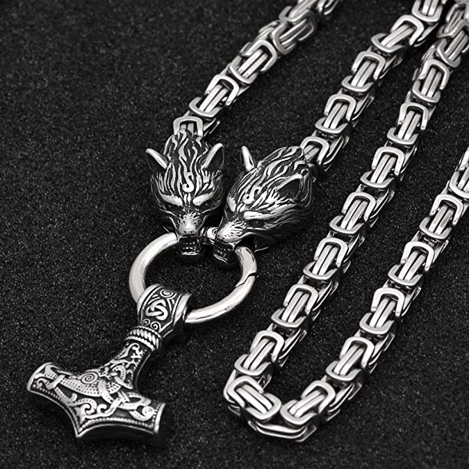 Necklace : Thor Hamer Hanger 50cm in van Pantino