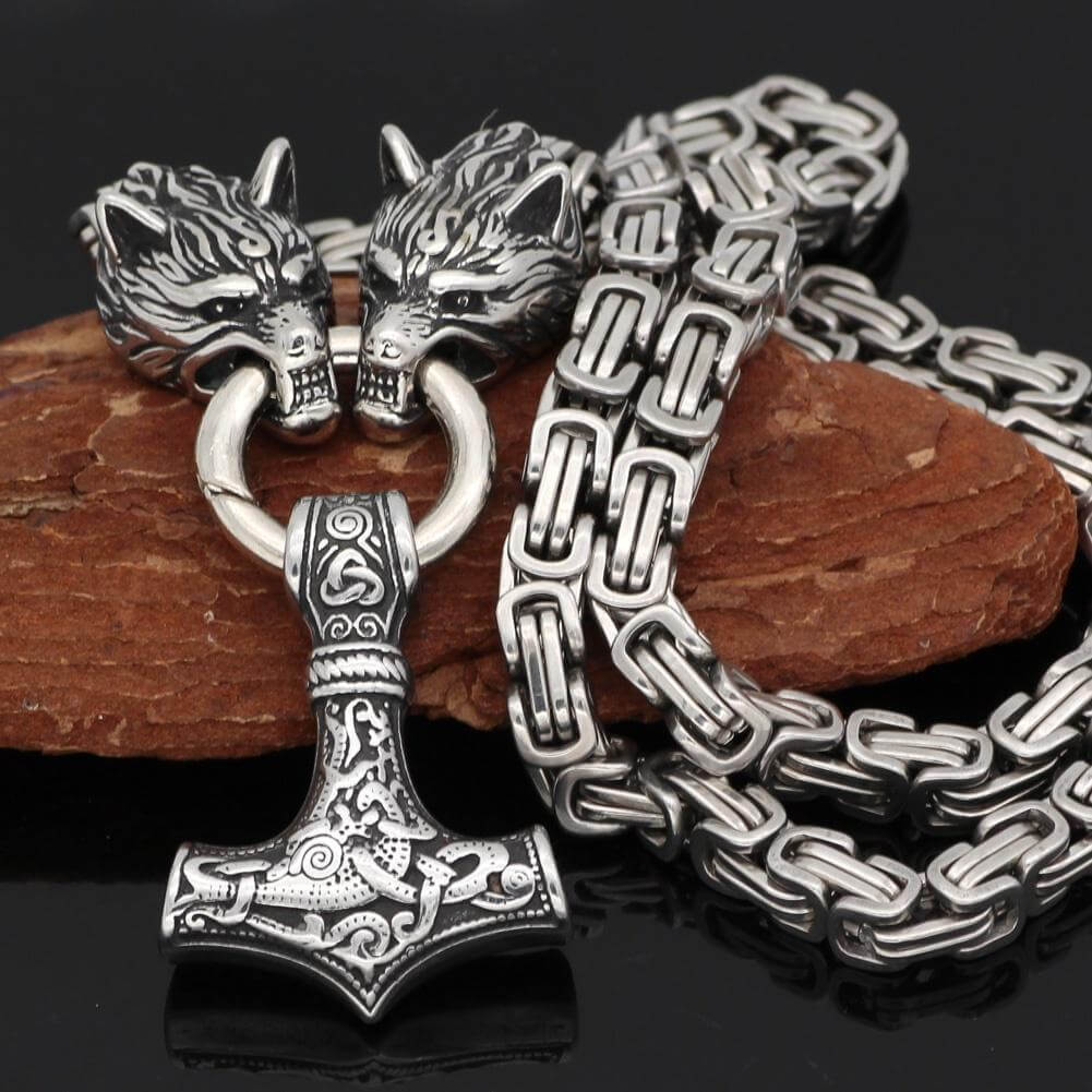 Necklace : Thor Hamer Hanger 50cm in van Pantino