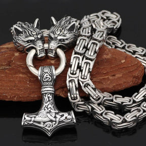 Necklace : Thor Hamer Hanger 50cm in van Pantino