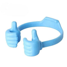 Phone Holder : ThumbsUp -de Leukste Telefoonhouder die Jij Ooit Zult Hebben - Paars in Blauw van Pantino
