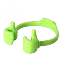 Phone Holder : ThumbsUp -de Leukste Telefoonhouder die Jij Ooit Zult Hebben - Paars in Groen van Pantino