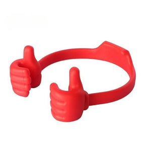 Phone Holder : ThumbsUp -de Leukste Telefoonhouder die Jij Ooit Zult Hebben - Paars in Rood van Pantino