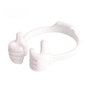 Phone Holder : ThumbsUp -de Leukste Telefoonhouder die Jij Ooit Zult Hebben - Paars in Wit van Pantino