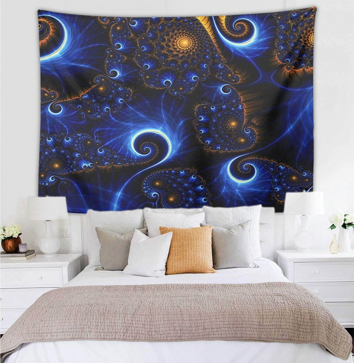 home & garden : Tie Dye Wandtapijt 150X130 cm in van Pantino