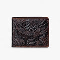 Portafoglio Uomo - Vintage Marrone Pelle Bifold con Protezione RFID