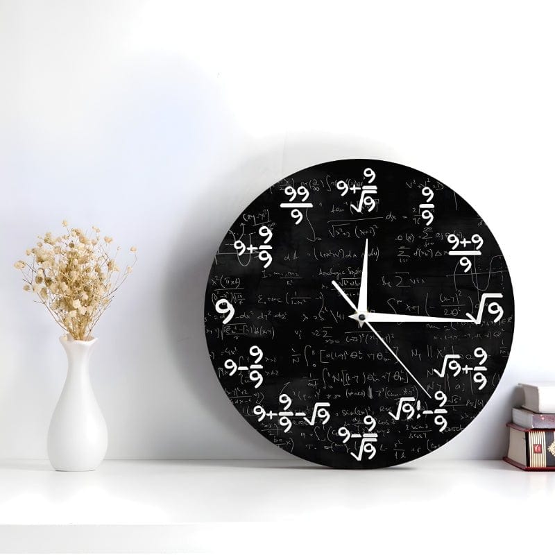 home & garden : TimeFlair - Moderne Wiskundige Wandklok in van Pantino